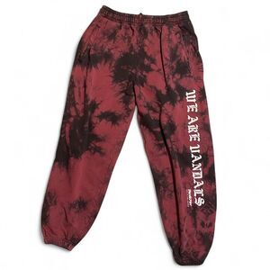 “Pas De Mer” - We Are Vandals Plum Tie Dye sweatpants